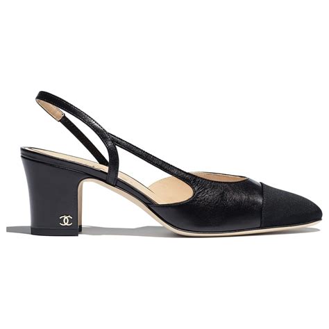 chanel black slingback heels|Shop CHANEL SLINGBACKS .